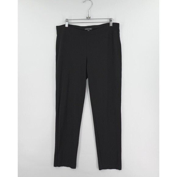 Eileen Fisher Pants - Eileen Fisher Washable Stretch Crepe Pants Womens Small Black Ankle Lagenlook